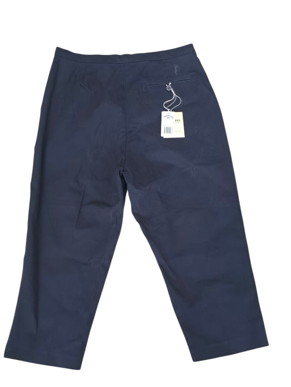 Monterey Club Navy Capri Pants Women's Size 10 NWT Golf Resort Travel Stretch - Picture 3 of 6